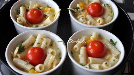 Рецепт фриттаты с макаронами и болгарским перцем