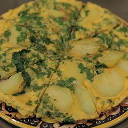 Рецепт Испанского омлета со шпинатом