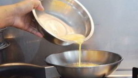 Рецепт омлета кусочками