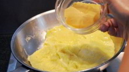 Рецепт омлета кусочками