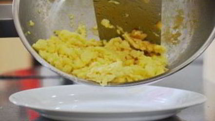 Рецепт омлета кусочками
