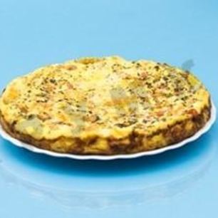 Рецепт Омлета Микс со свининой и помидорами черри