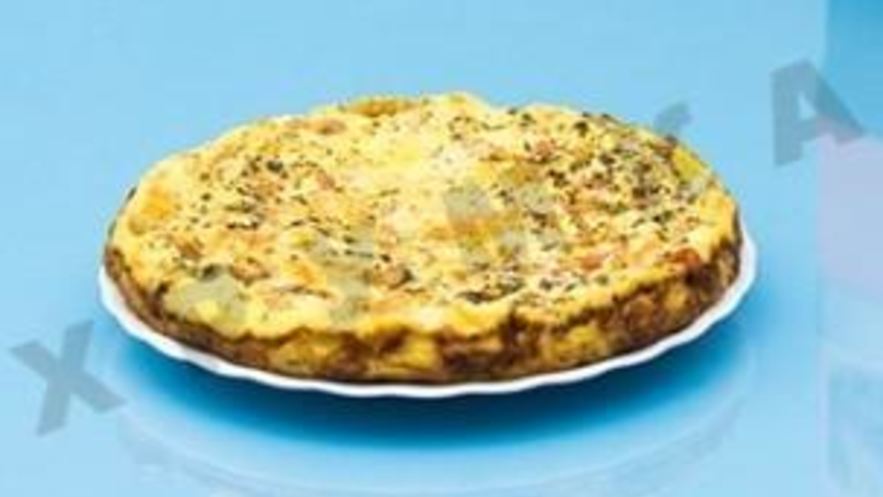 Рецепт омлета микс со свининой и помидорами черри