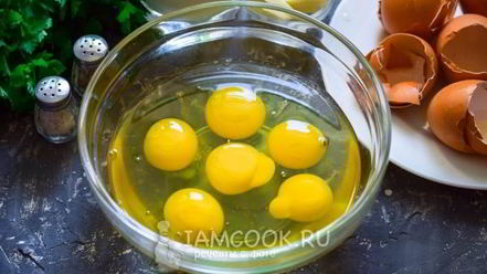 Рецепт омлета на сковороде