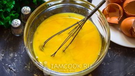 Рецепт омлета на сковороде