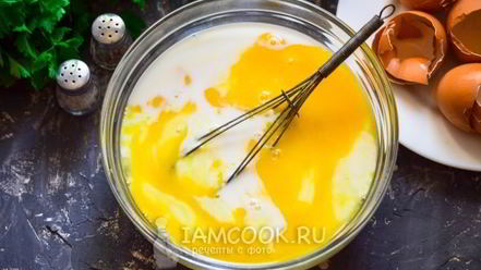 Рецепт омлета на сковороде