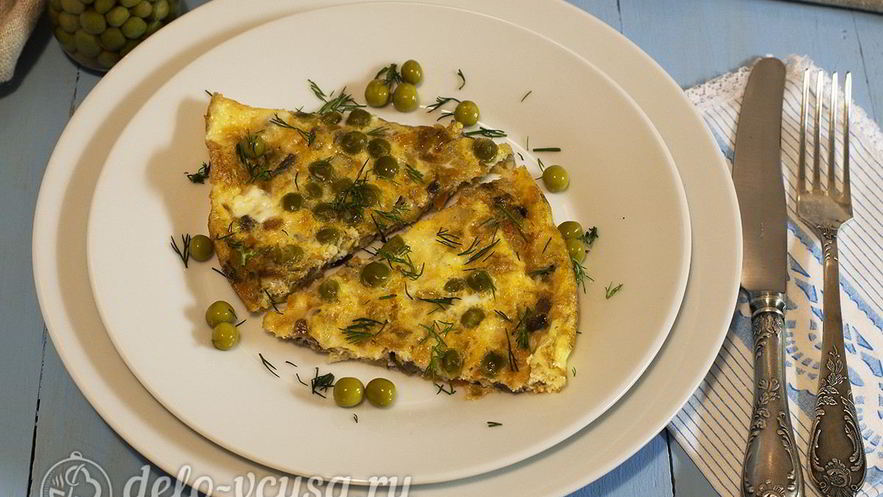 Рецепт омлета с грибами в духовке