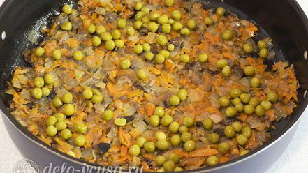 Рецепт омлета с грибами в духовке