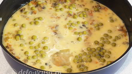 Рецепт омлета с грибами в духовке