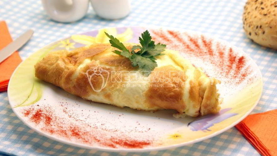 Рецепт омлета с грибами