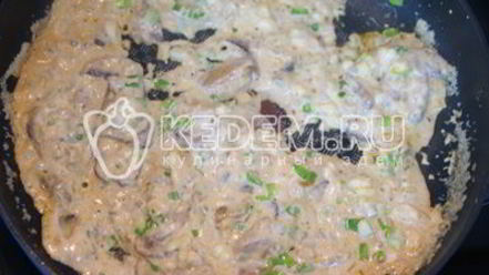 Рецепт омлета с грибами