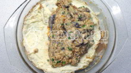 Рецепт омлета с грибами