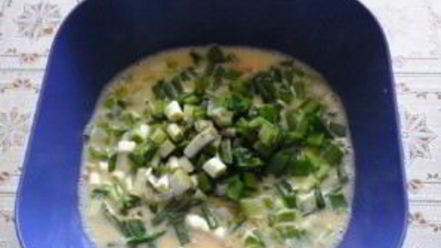 Рецепт омлета с кефиром