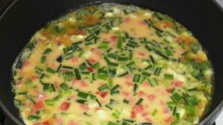 Рецепт омлета с кефиром