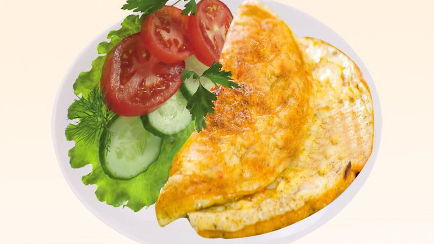 Рецепт омлета с манкой