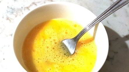 Рецепт омлета с мятой и зеленым горошком