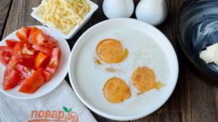 Рецепт омлета с помидорами