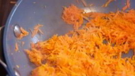 Рецепт омлета с сырой морковью