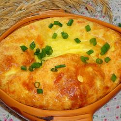 Рецепт Омлета с сыром в духовке