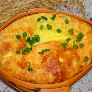 Рецепт Омлета с сыром в духовке