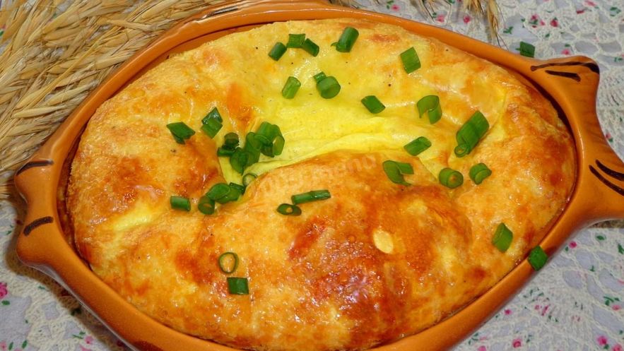 Рецепт омлета с сыром в духовке