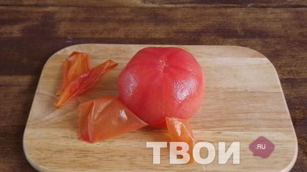 Рецепт омлета с томатами и зеленым горошком