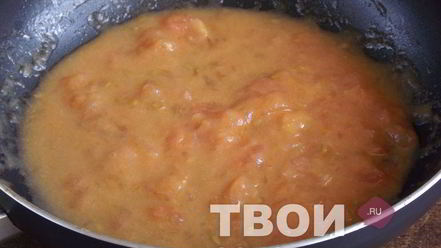 Рецепт омлета с томатами и зеленым горошком