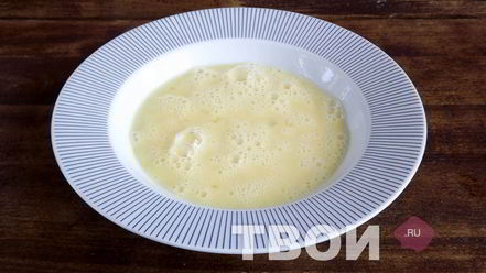 Рецепт омлета с томатами и зеленым горошком