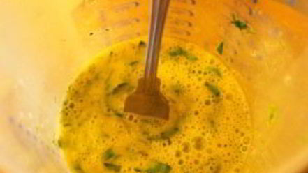 Рецепт омлета с зеленью