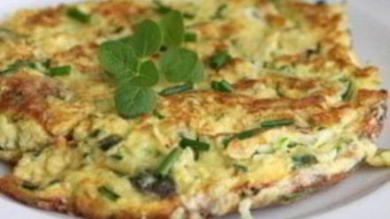 Рецепт омлета с зеленью