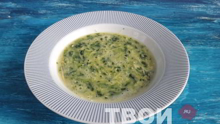 Рецепт парового омлета со шпинатом