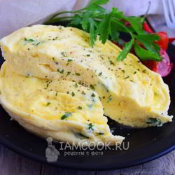 Рецепт Парового омлета в микроволновке
