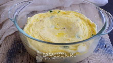 Рецепт парового омлета в микроволновке