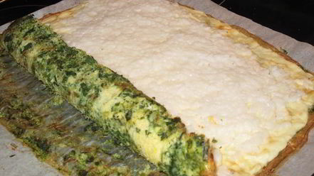 Рецепт рулета-омлета со шпинатом