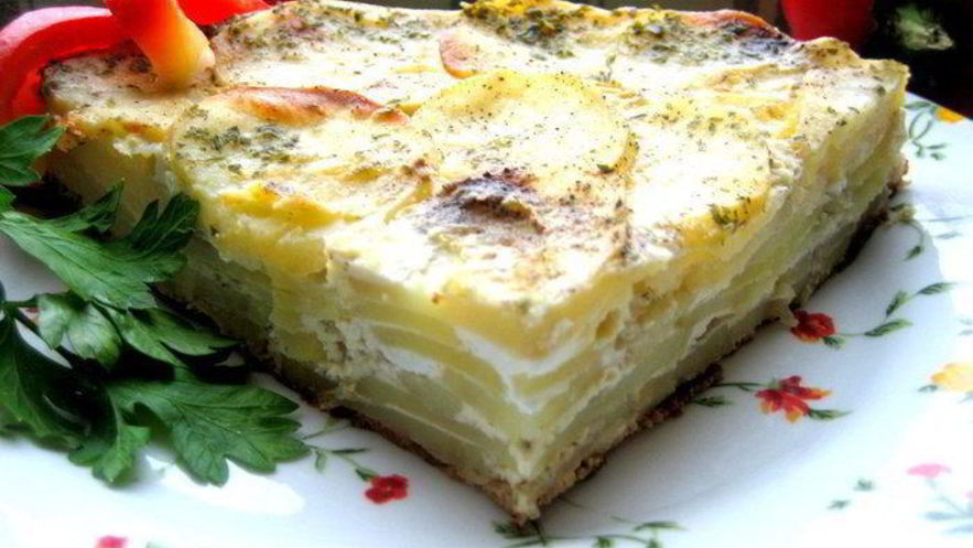 Рецепт семислойной картофельной фриттаты
