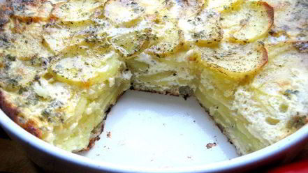 Рецепт семислойной картофельной фриттаты