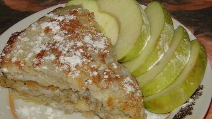 Рецепт Сладкого омлета с фруктами