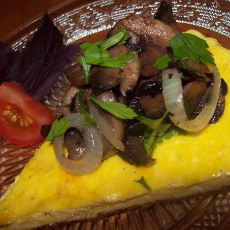 Рецепт Сметанного омлета с грибами