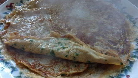 Рецепт японского омлета с курицей