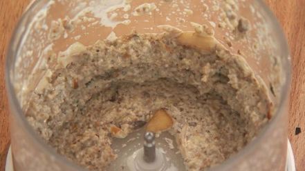 Рецепт деревенского паштета с маринованным виноградом и персиками