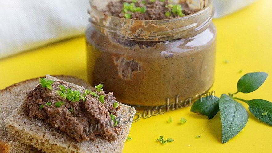 Рецепт домашнего паштета из куриной печени