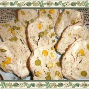 Рецепт Куриного паштета Конфетти