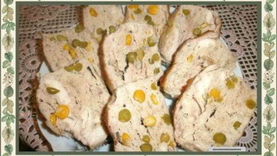Рецепт куриного паштета конфетти