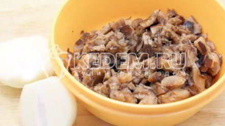 Рецепт куриного паштета с грибами