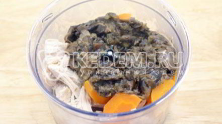 Рецепт куриного паштета с грибами