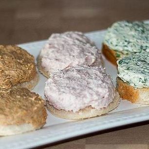 Рецепт Мясного, грибного и зеленый паштет для завтрака