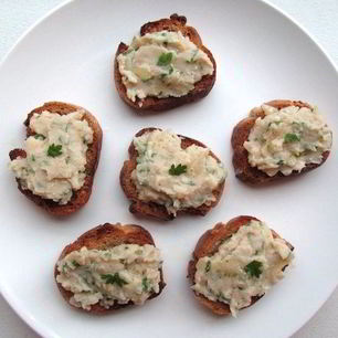 Рецепт Паштета из белой фасоли