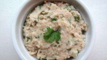 Рецепт паштета из белой фасоли