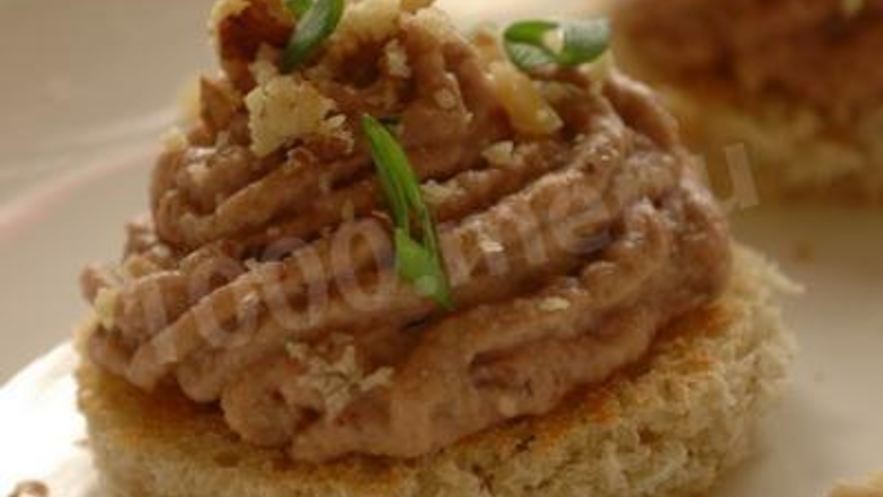Рецепт паштета из фасоли и чечевицы