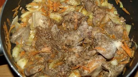 Рецепт паштета из куриной печени и зеленого горошка